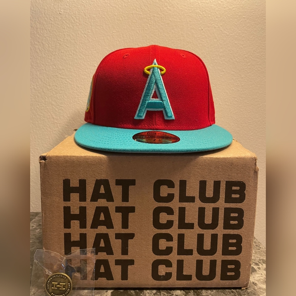 Hatclub Exclusive Captain Planet 2.0 Los Angeles Angels Size 7 1/8